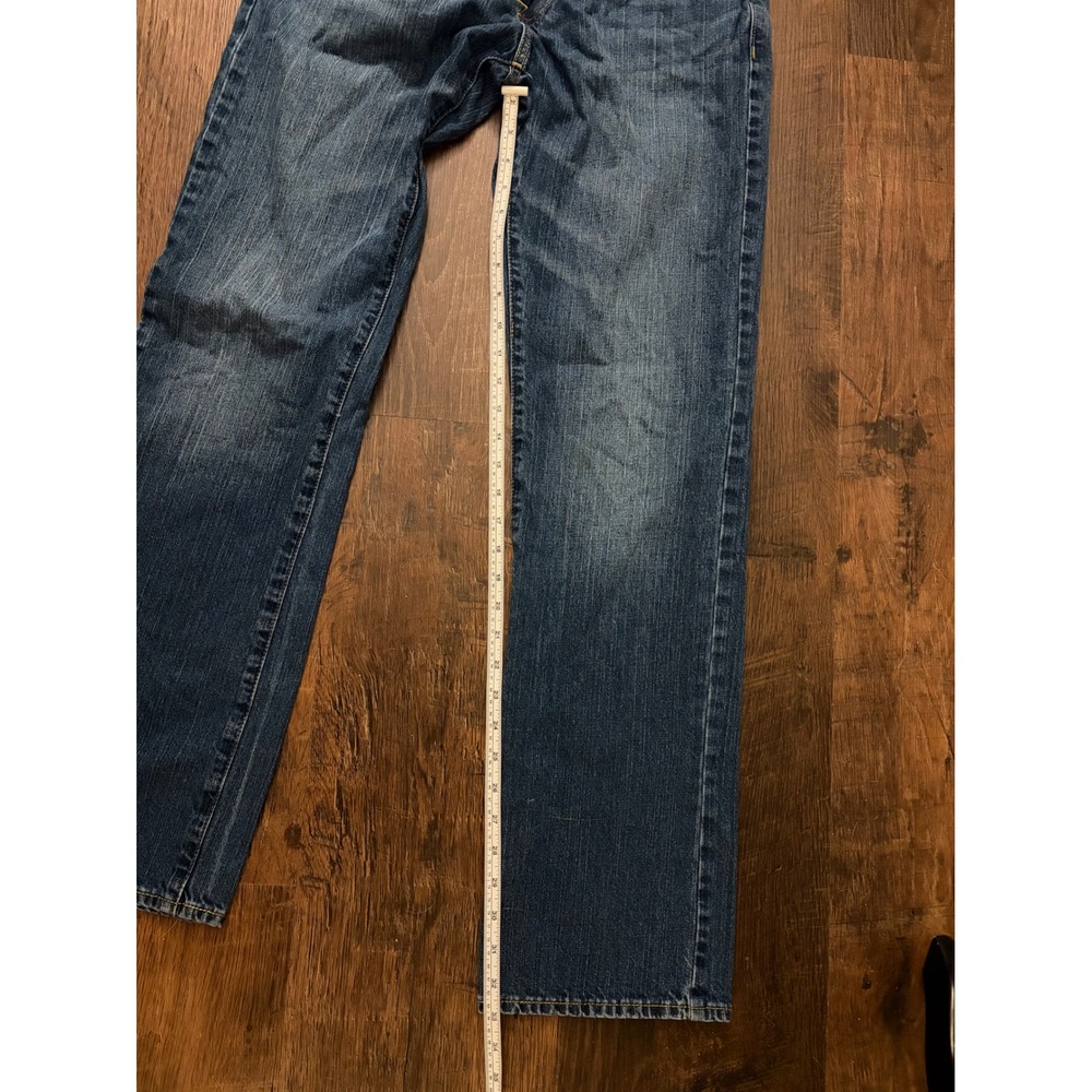 American Eagle Mens Straight Leg Jeans 32x34 Medium Wash Blue Denim 100% Cotton - Picture 3 of 6